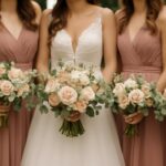 Bukiety dla druhen - spójność z bukietem Panny Młodej