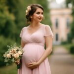 Dress code na ślub przyjaciółki, gdy jesteś w ciąży - gotowe stylizacje