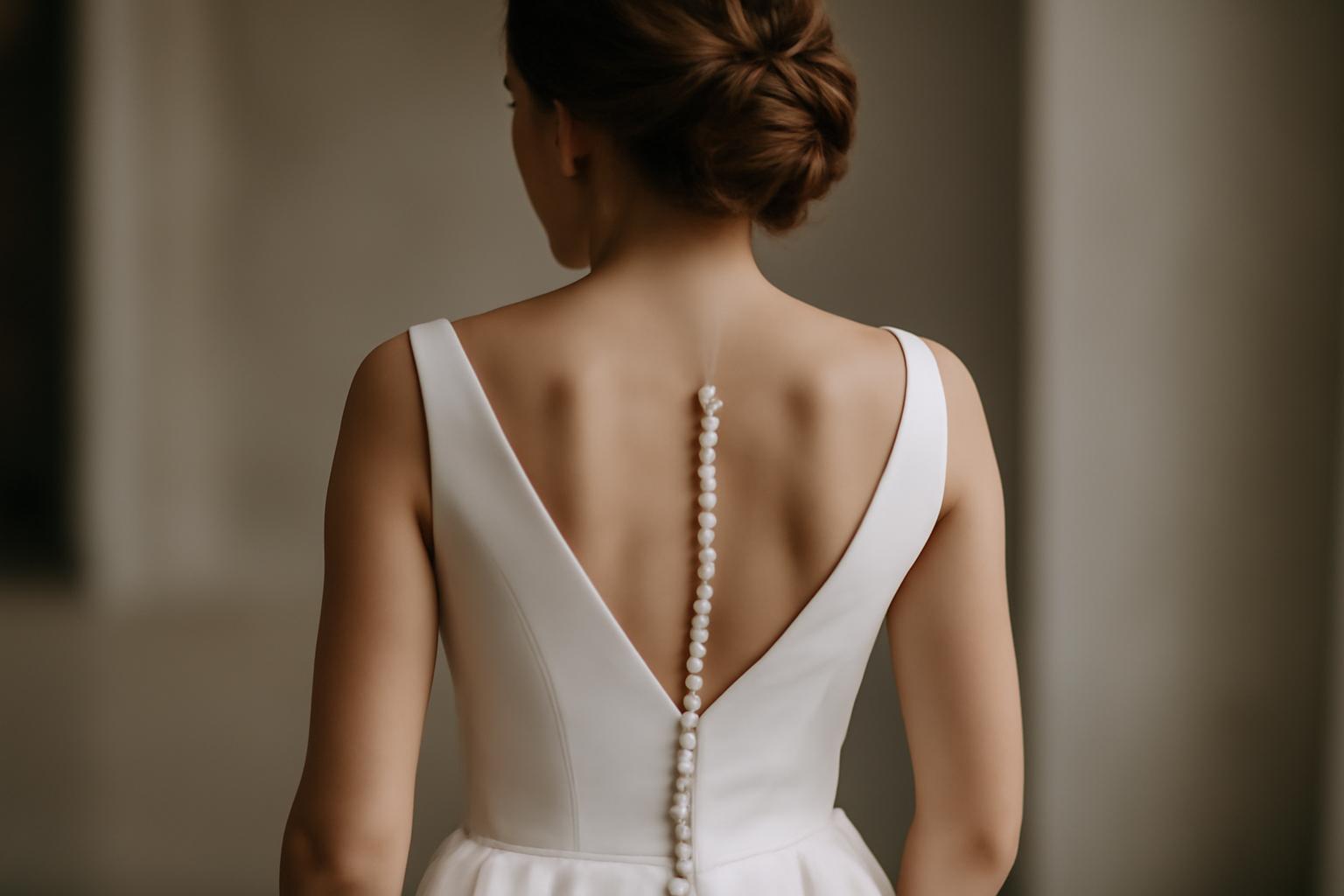 Personalizacja sukni ślubnej - rękawy, plecy, tren