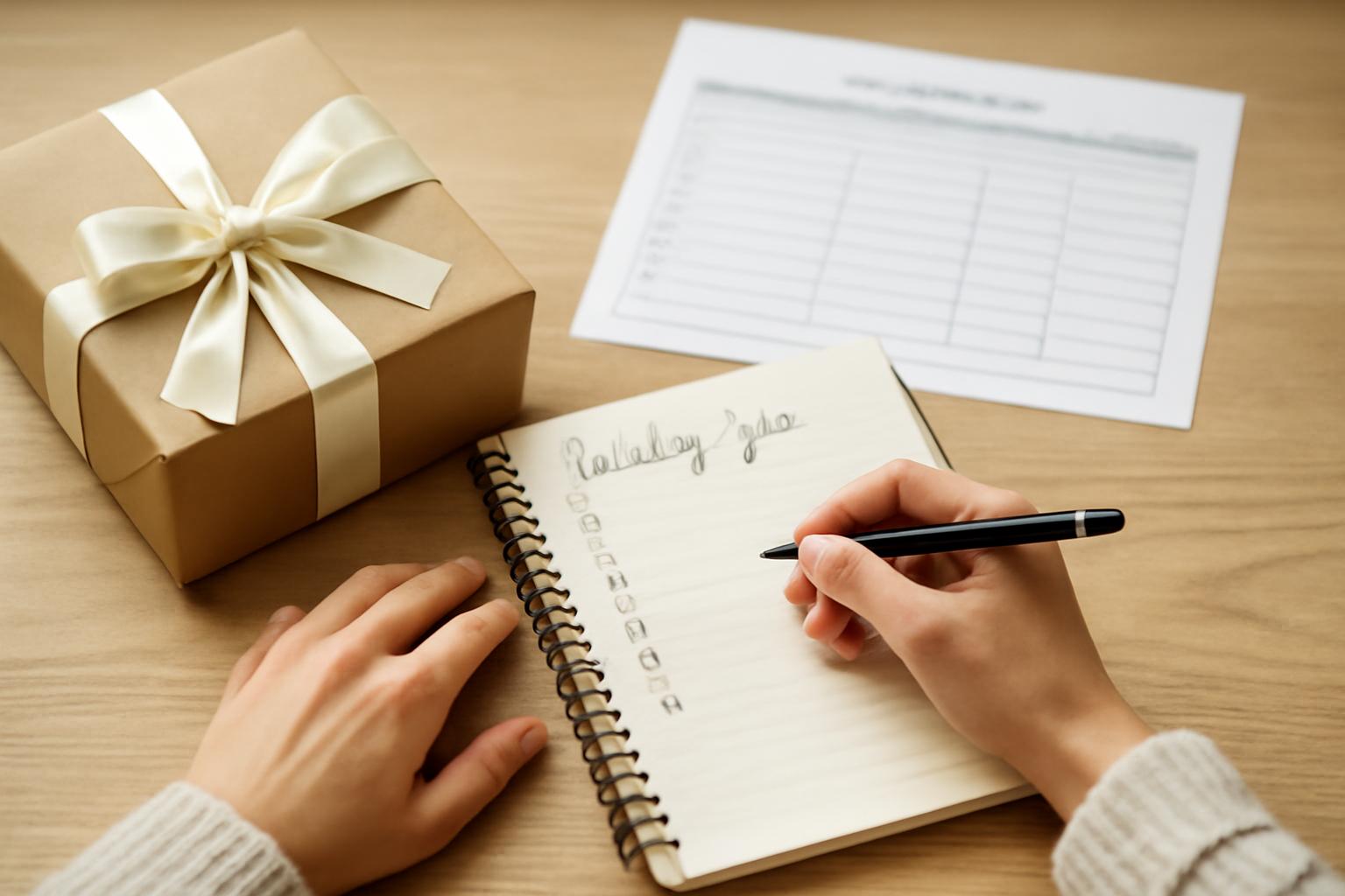 Planowanie prezentów ślubnych - lista potrzeb i rejestr