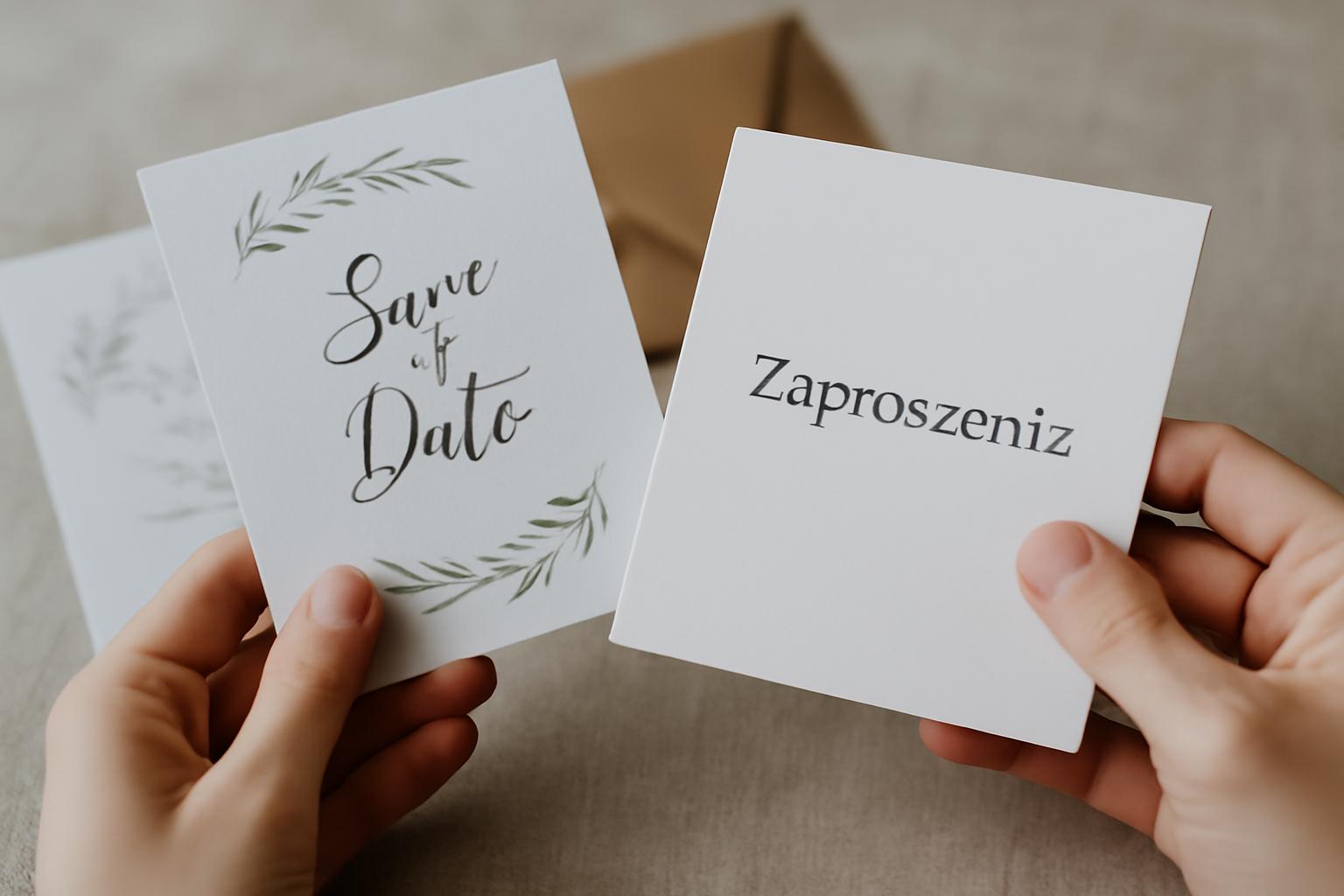 Save the date - kiedy wysłać i co napisać