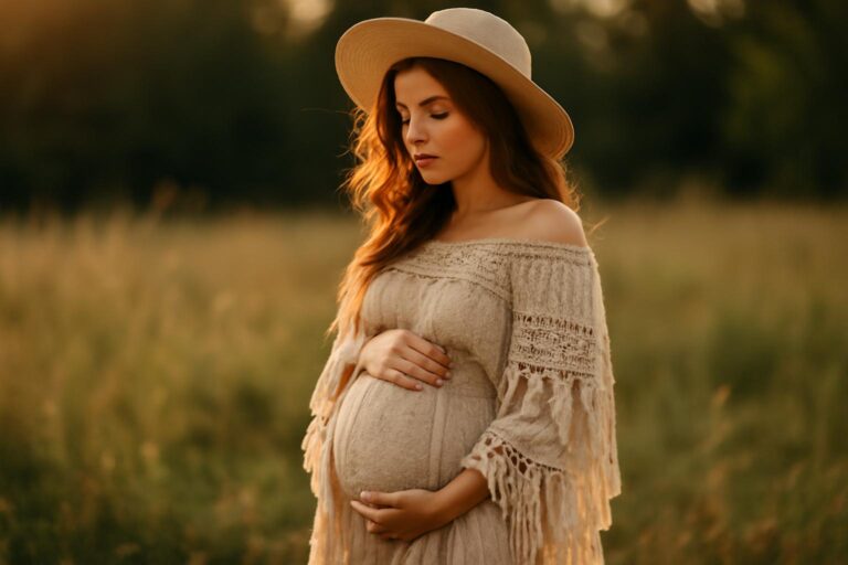 Styl boho w ciąży — inspiracje