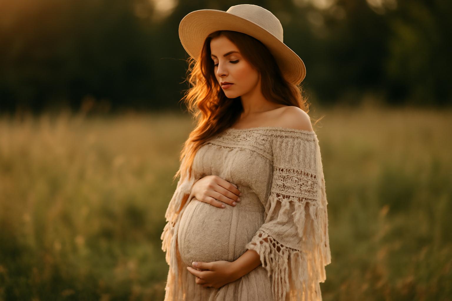 Styl boho w ciąży — inspiracje
