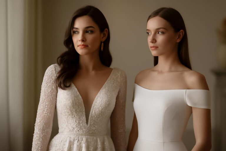 Suknia ślubna glamour czy minimalistyczna? Test stylu