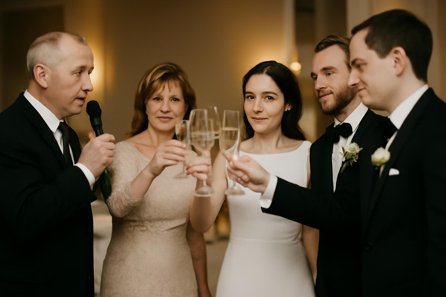 Toast weselny - zasady, kolejność i przykłady