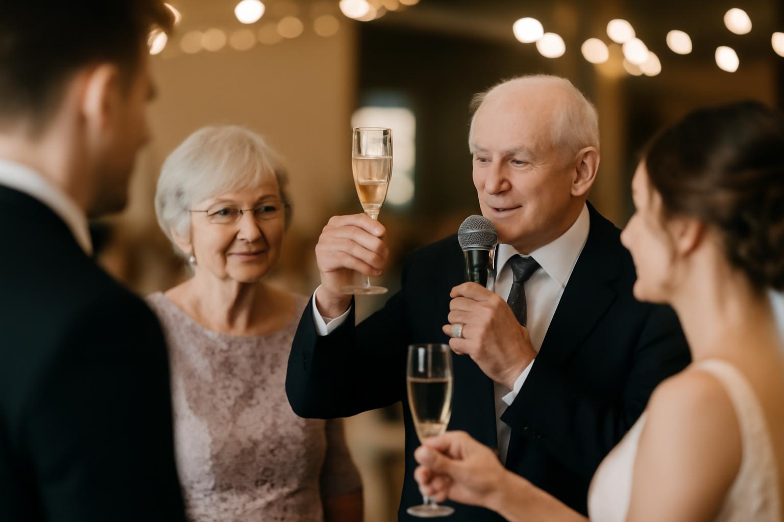 Toast weselny - zasady, kolejność i przykłady