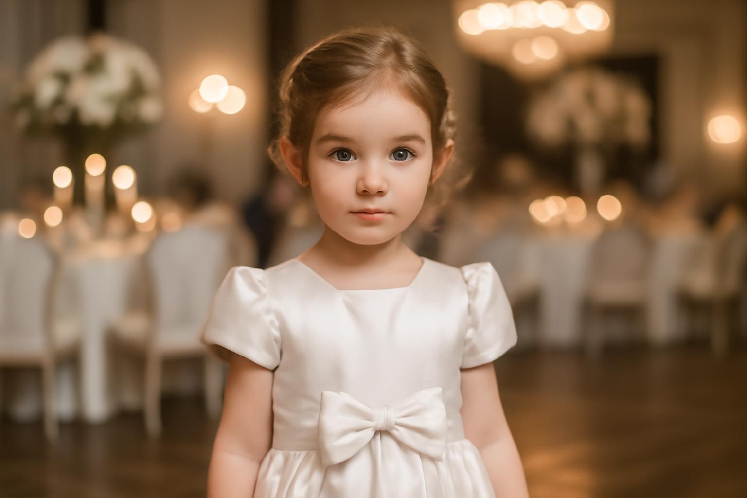 Wesele glamour - stylizacja dziecka bez przesady