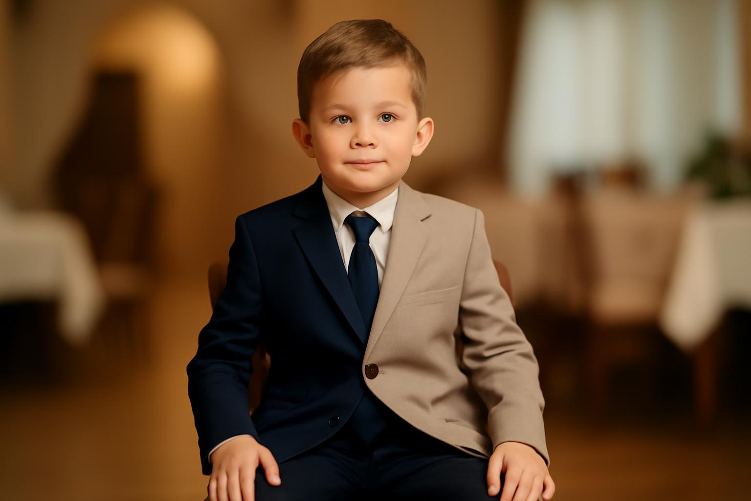 Wesele glamour - stylizacja dziecka bez przesady